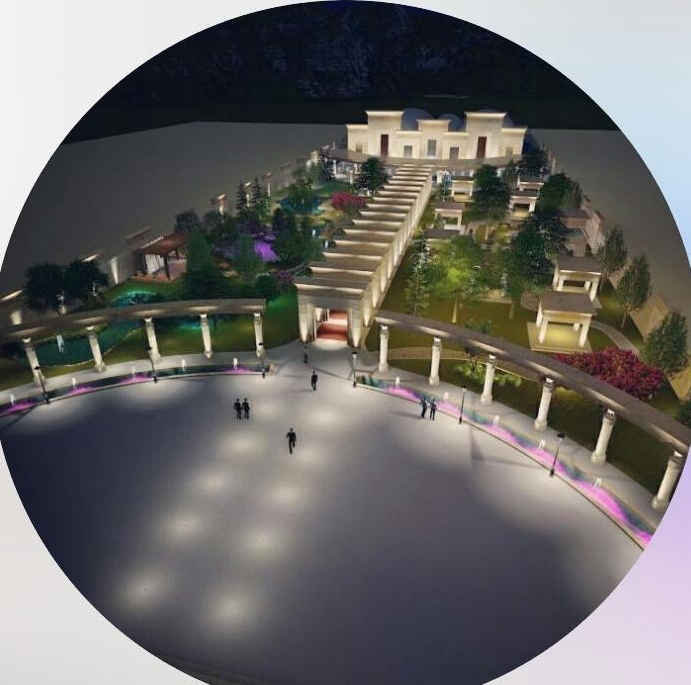 باغ تالار عمارت خسروان در مرودشت